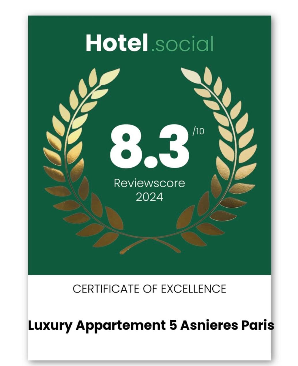 Luxury Appartement 5 Asnieres Paris Экстерьер фото